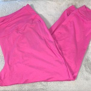 2X Tech Gear athletic workout legging pants hot barbie pink